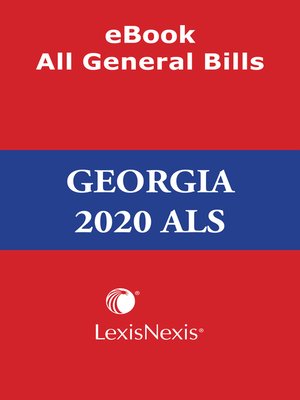 cover image of Georgia Advance Legislative Service